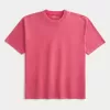 Tricou boxy, din bumbac spalat, cu greutate mare