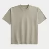 Tricou boxy, din bumbac spalat, cu greutate mare Tricou boxy, din bumbac spalat, cu greutate mare