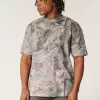 Tricou Boxy Heavyweight Camo Crew