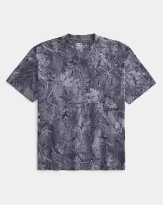 Tricou Boxy Heavyweight Camo Crew
