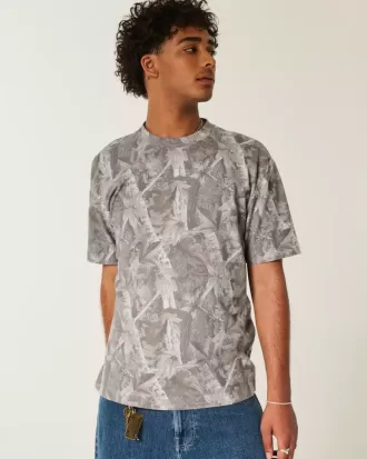 Tricou Boxy Heavyweight Camo Crew