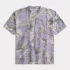 Tricou Boxy Heavyweight Camo Crew Tricou Boxy Heavyweight Camo Crew