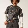 Tricou Boxy Heavyweight Camo Crew Tricou Boxy Heavyweight Camo Crew