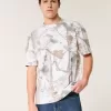 Tricou Boxy Heavyweight Camo Crew