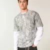 Tricou Boxy Heavyweight Camo Crew Tricou Boxy Heavyweight Camo Crew