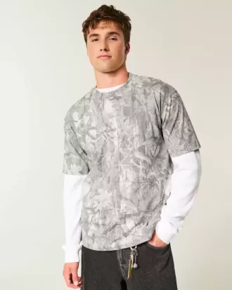 Tricou Boxy Heavyweight Camo Crew Tricou Boxy Heavyweight Camo Crew