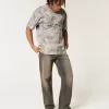 Tricou Boxy Heavyweight Camo Crew
