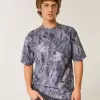 Tricou Boxy Heavyweight Camo Crew