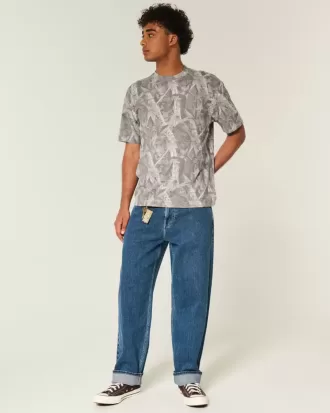 Tricou Boxy Heavyweight Camo Crew