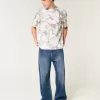 Tricou Boxy Heavyweight Camo Crew