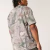 Tricou Boxy Heavyweight Camo Crew