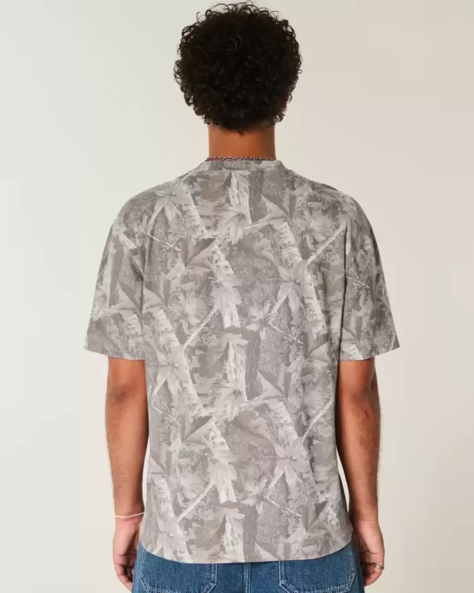 Tricou Boxy Heavyweight Camo Crew Tricou Boxy Heavyweight Camo Crew
