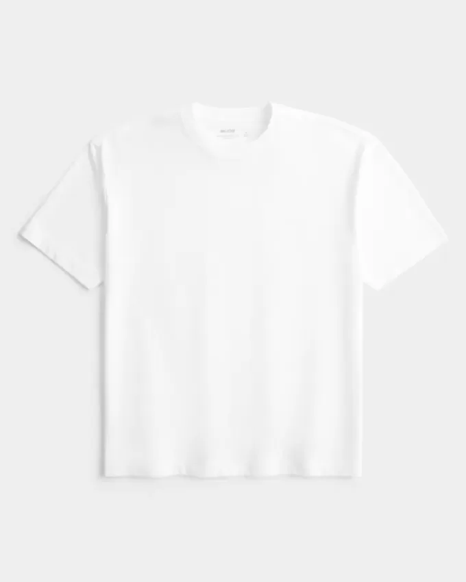 Tricou Boxy Heavyweight Cotton Crew Tricou Boxy Heavyweight Cotton Crew