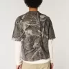 Tricou Boxy Heavyweight Crop Camo Crew Tricou Boxy Heavyweight Crop Camo Crew