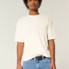 Tricou Boxy Heavyweight Crop Crew Tricou Boxy Heavyweight Crop Crew