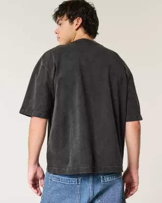 Tricou Boxy Heavyweight Crop Crew