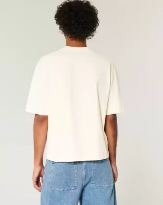 Tricou Boxy Heavyweight Crop Crew