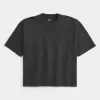 Tricou Boxy Heavyweight Crop Crew Tricou Boxy Heavyweight Crop Crew