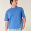 Tricou Boxy Heavyweight Crop Washed Crew