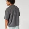 Tricou Boxy Heavyweight Crop Washed Crew