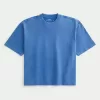 Tricou Boxy Heavyweight Crop Washed Crew