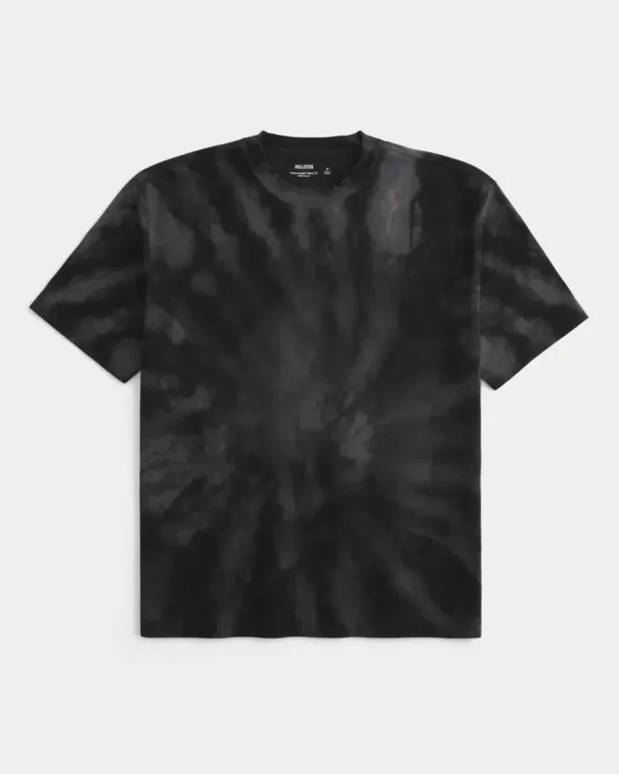 Tricou boxy Heavyweight din bumbac Tie-Dye Tricou boxy Heavyweight din bumbac Tie-Dye