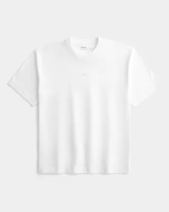 Tricou Boxy Heavyweight Logo Crew