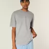 Tricou Boxy Heavyweight Logo Crew
