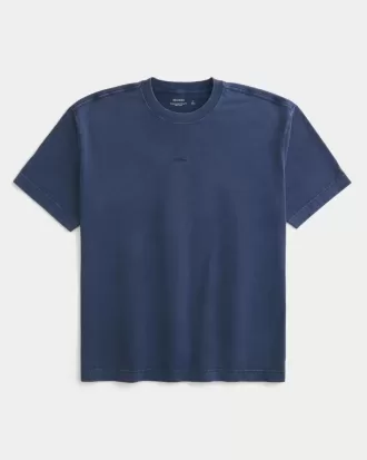 Tricou Boxy Heavyweight Logo Crew
