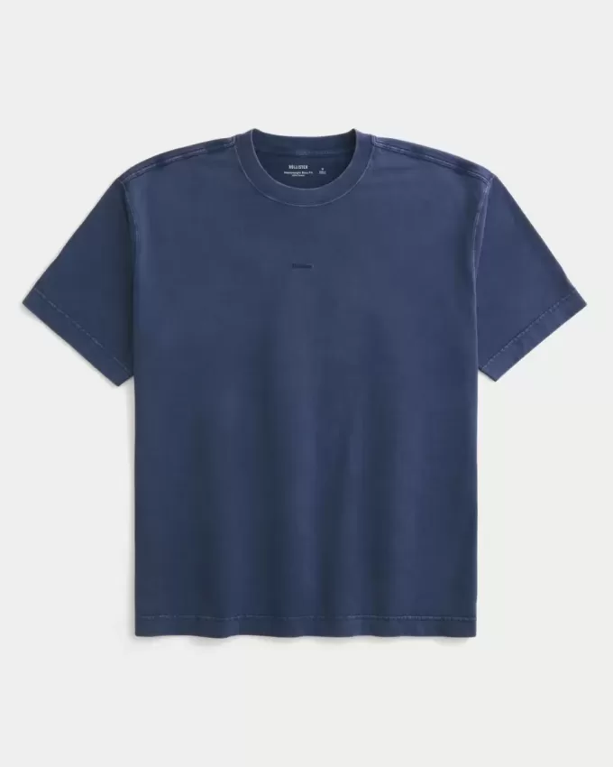 Tricou Boxy Heavyweight Logo Crew Tricou Boxy Heavyweight Logo Crew