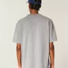 Tricou Boxy Heavyweight Logo Crew