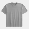 Tricou Boxy Heavyweight Logo Crew