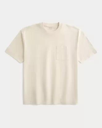 Tricou Boxy Heavyweight Pocket Crew