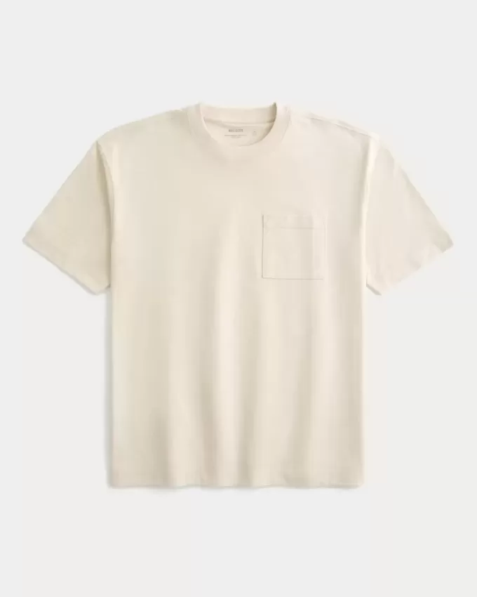 Tricou Boxy Heavyweight Pocket Crew Tricou Boxy Heavyweight Pocket Crew
