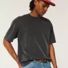 Tricou Boxy Heavyweight Washed Crew Tricou Boxy Heavyweight Washed Crew