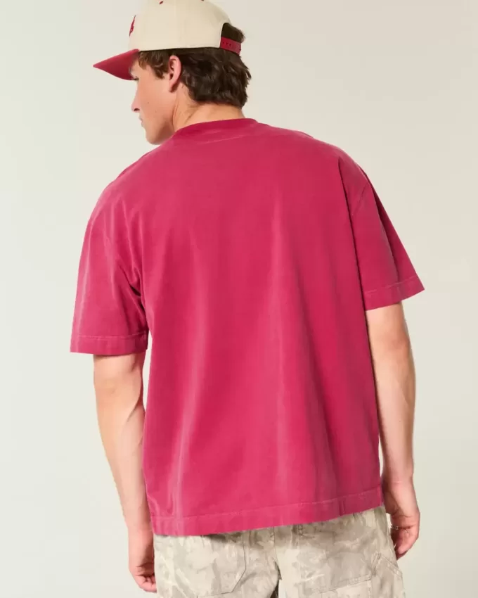 Tricou Boxy Heavyweight Washed Crew