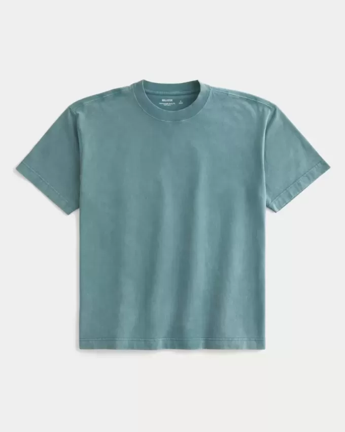 Tricou Boxy Heavyweight Washed Crew