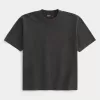 Tricou Boxy Heavyweight Washed Crew Tricou Boxy Heavyweight Washed Crew