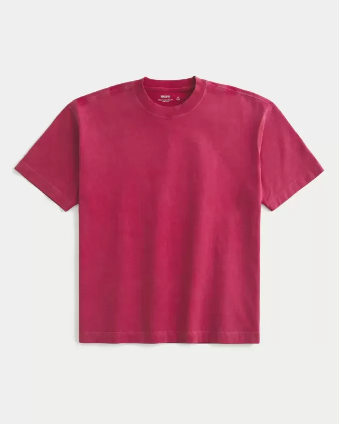 Tricou Boxy Heavyweight Washed Crew
