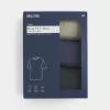 Tricou Boxy Heavyweight Washed Crew Pachet de 3 Tricou Boxy Heavyweight Washed Crew Pachet de 3