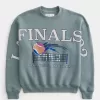 Tricou boxy LA Finals Tennis Graphic Crew