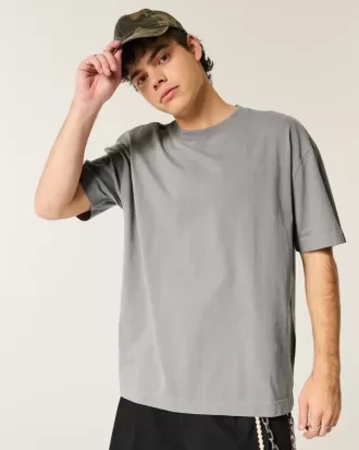 Tricou Boxy Washed Heavyweight Crew