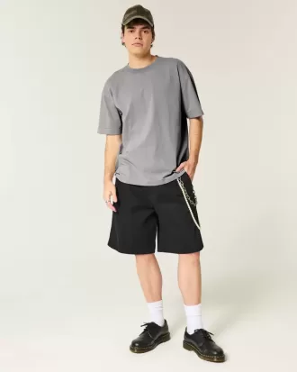 Tricou Boxy Washed Heavyweight Crew