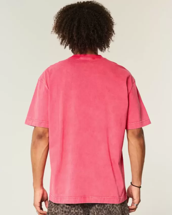 Tricou Boxy Washed Heavyweight Crew
