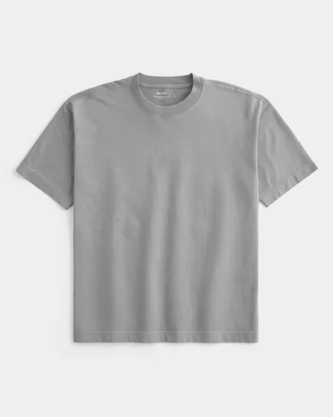 Tricou Boxy Washed Heavyweight Crew