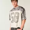 Tricou Camo Boxy Crop