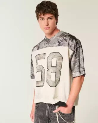 Tricou Camo Boxy Crop