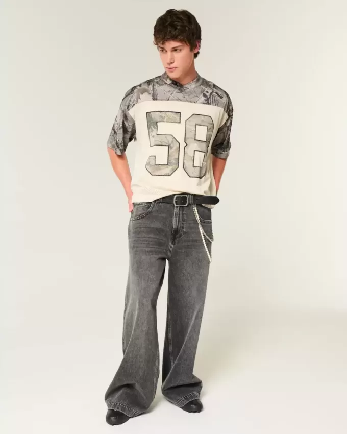 Tricou Camo Boxy Crop