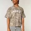 Tricou cu camuflare Dodge, cu greutate mare, largi Tricou cu camuflare Dodge, cu greutate mare, largi