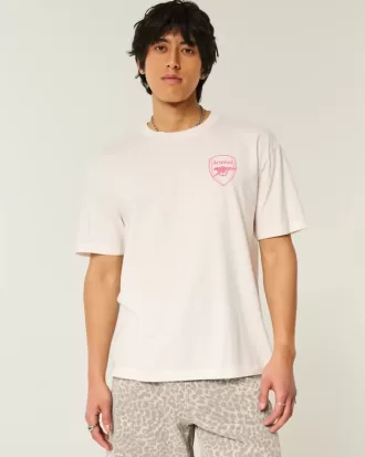 Tricou cu grafic Arsenal supradimensionat